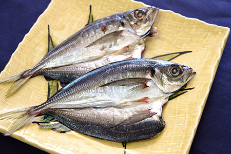 北浦産瀬つきあじ開き（1尾入）